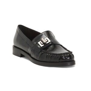 NAPOLEONI Black Made In Italy Patent Leather Wrinkle Loafers